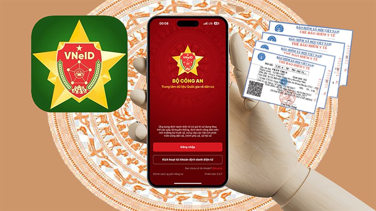 Thẻ Bảo hiểm y tế được tích hợp vào thẻ căn cước