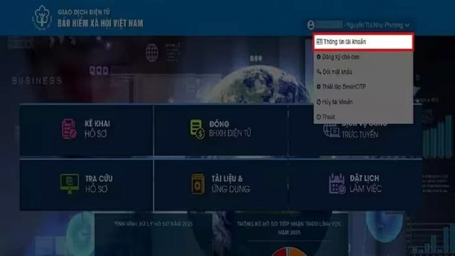 Thực hiện thay đổi thông tin số CCCD